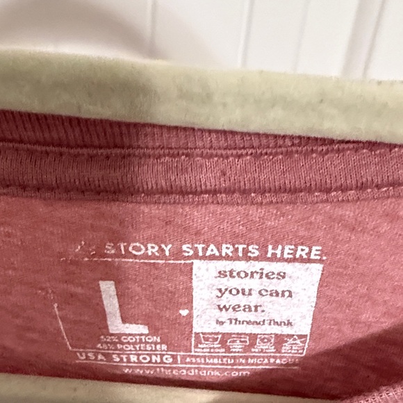 Nurse Definition Graphic Tee in mauve - Picture 4 of 5